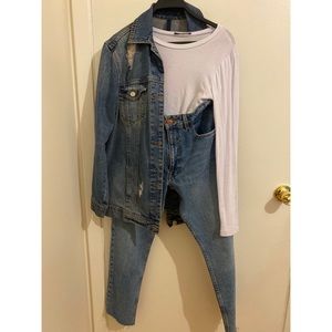 VNG Jean jacket with long sleeves
